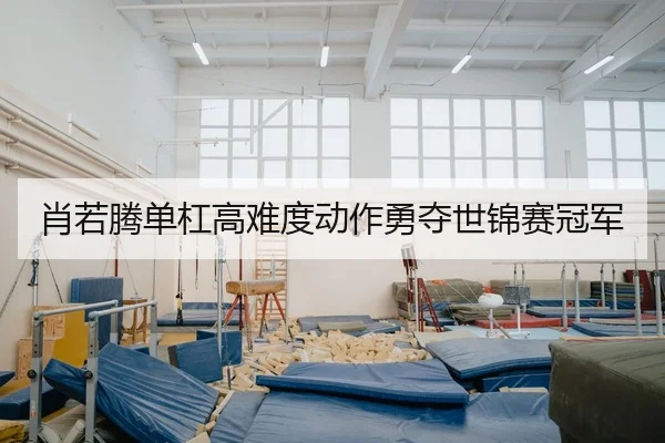 肖若腾单杠高难度动作勇夺世锦赛冠军